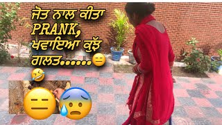 ਜੋਤ ਨਾਲ ਕੀਤਾ prank, ਖਵਾਇਆ ਕੁੱਝ ਗਲਤ......😑🤣  dekho puri video 🤣🤣 #prankvideo