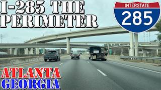 I-285 Outer - The Perimeter - FULL Loop ALL Exits - Atlanta - Georgia - 4K Highway Drive