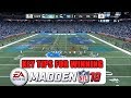 MADDEN 18:: KEY TIPS TO WIN MORE GAMES::MADDEN 18 ULTIMATE TEAM GAMEPLAY+TRICKS TO WIN