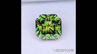 7.15ct Lab blue/green Dichroic Moissanite