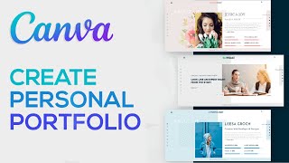 How To Make A Personal Portfolio Using Canva | Simple And Easy (2024)