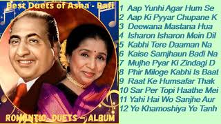 Asha Bhosle and Mohammad Rafi Most Romantic Duets 1960 70 Era