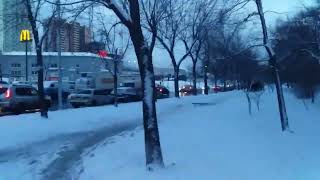 Последствия снегопада в Киеве Январь 2022 Киев замело снегом