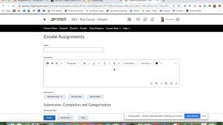 Assigning Group Projects in Brightspace