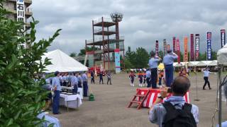 第６５回石川県消防操法大会　開会式(選手入場)