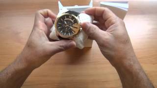 Unboxing:  Relógio Diesel  DZ4344  Mega Chefe Black Gold (Original)