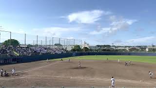 2022.07.10.1回戦 生田東vs湘南 最終打席 (応援:戦闘開始)