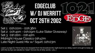 Edgeclub 102 w/ DJ Merritt on KDGE \