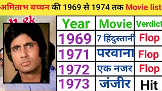 Amitabh Bachchan ki movies | Amitabh Bachchan all movie list | hit and flop movie #movie #bollywood