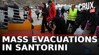 Santorini Earthquake Live | Thousands Flee Santorini As Earthquakes Rattle Tourist Haven | Greece