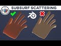 Blender Tutorial - Creating A Simple Subsurface Scattering Material in Blender (SSS)