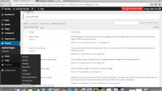 WordPress Plugin: Display Widgets