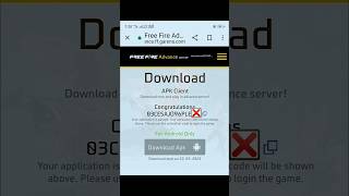 get advance server activation code🤯 free fire ob47 advance server download #ffa2bgaming