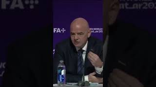 FIFA President Gianni Infantino on how Europe should try to engage instead of to divide 2022-11-19