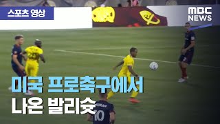 [스포츠 영상] 미국 프로축구에서 나온 발리슛 (2020.08.21/뉴스데스크/MBC)