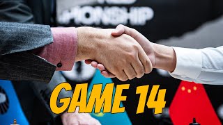 Nepomniachtchi-Ding World Chess Championship Match 2023 || Game 14