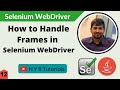 How to Handle Frames in Selenium WebDriver