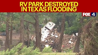 Kerr County RV Park destroyed by Texas flooding