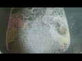 asmr 피로가 싹 풀리는 족욕 발스크럽 발마사지 foot bath scrub massage