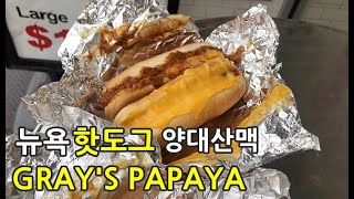 뉴욕 핫도그 양대산맥 그레이스 파파야 / GRAY'S PAPAYA / Hot dogs/