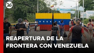 Colombia confirma la reapertura de la frontera con Venezuela tras 72 horas cerrada