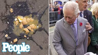King Charles & Queen Camilla Had Eggs Thrown at Them by Protester During Latest Outing | PEOPLE