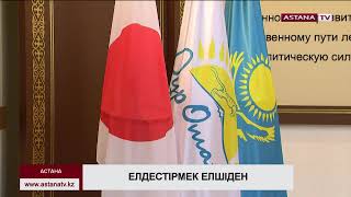 М.Әшімбаев Жапонияның ҚР Төтенше және Өкілетті елшісі Итиро Кавабатамен кездесті