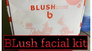 Blush The face facial kit unboxing,price