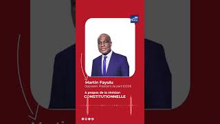 L'opposant Martin Fayulu Madidi sur la révision constitutionnelle en RDC. #rdcactubuzz #rdc