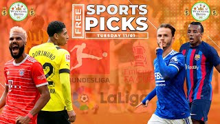 11/8, Free Sports Picks, Bets & Predictions | EFL Cup, Bundesliga, La Liga & NHL!