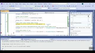 Split string into array | StringSplitOptions | Split | length | substring c# dotnet
