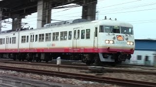 【山陽本線】JR西日本　快速サンライナー117系電車　オカE-03編成