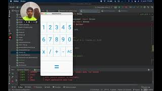 Calculator in Python using Kivy.