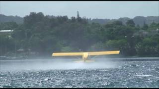 バヌアツの水上飛行機