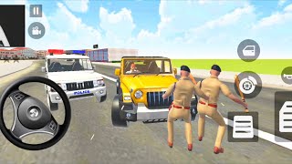 Franklin Drive Golden Thar 4X4 SUV Car - Ultimate Vehicle Collection In Indian Theft Auto Simulator