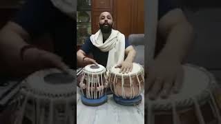 Pt.Anubrata Chatterjee Reyaz-Time(At home) playing a farukkabadi gath(demo)