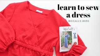 SEW WITH ME: MCCALLS 8035: SEW A DRESS