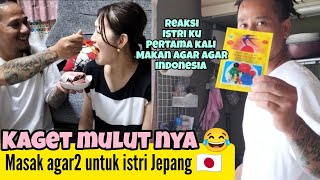 istri jepang mual makan agar agar Indonesia