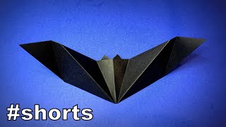 How to Make a Paper Bat 🦇| Halloween Origami Bat | Halloween Decor Ideas | Easy Origami ART #shorts