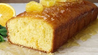 Orange Cake with Sweet Sauce. Recipe by Pierre Herme