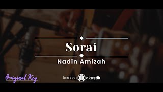 Sorai – Nadin Amizah (KARAOKE AKUSTIK - ORIGINAL KEY)