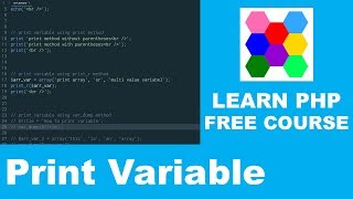 Learn PHP - Part 4 | Print Variable