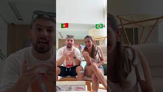 Testei com o meu namorado as diferenças do sotaque do Brasil e de Portugal