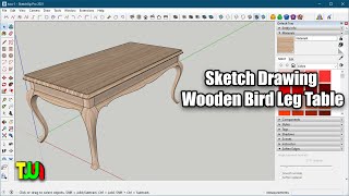 sketchup Bird Leg Table