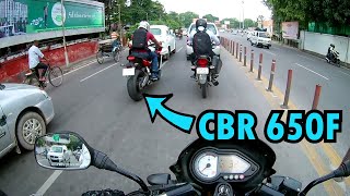 Chasing a Honda CBR 650F || Daily Observation || MotoVlog