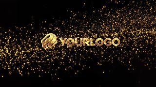 ID# 114 Beauty Gold Logo Animation