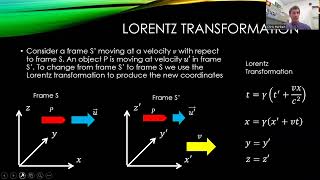 PHYS 230 Chap 5 Sec 6 - Relativistic Velocity Transformation