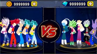 Stickman Warriors Vegeta Vs Kefla, Gogeta Vs Grand Priest, Vegito Vs Zamasu || My games Studio