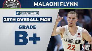 Toronto Raptors select Malachi Flynn with the 29th overall pick | 2020 NBA Draft | CBS Sports HQ