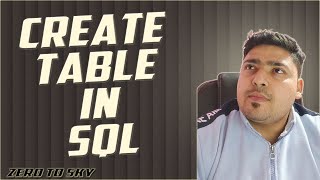Creating a Table in SQL Server - Step-by-Step Tutorial | SQL Tutorial Part 1 - in Hindi | #coding